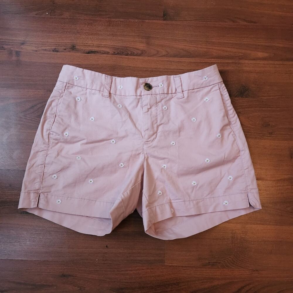 OLD NAVY PINK DAISY SHORTS SIZE 2